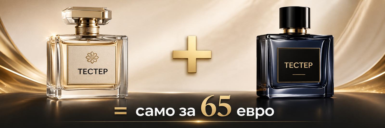 Тестер + тестер = само за 65 евро